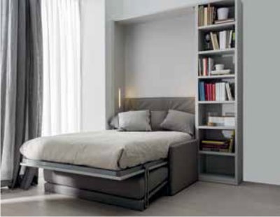 letto da una piazza e mezza aperto
