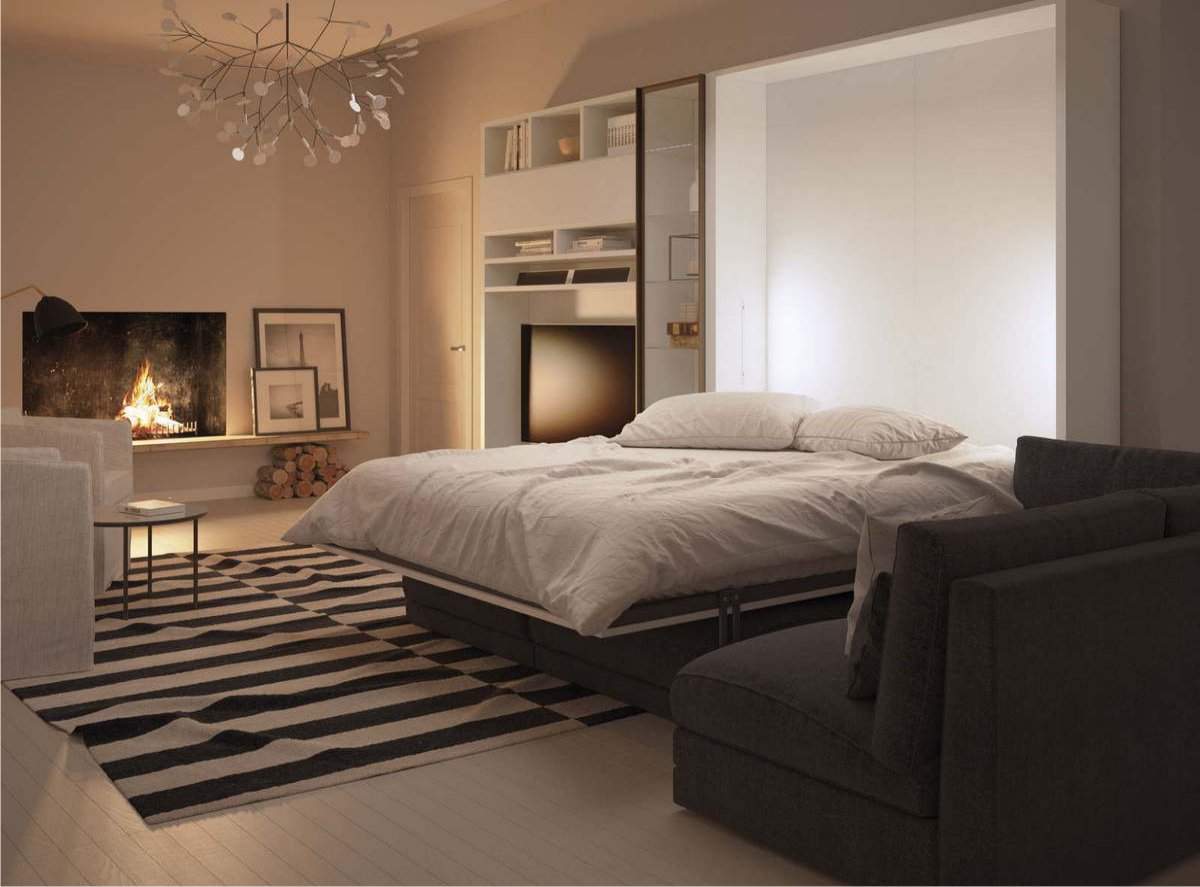 letto in salotto
